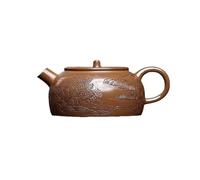 Tea Kettle Creative Handmade Exquisite Pattern Jiangshan Beautiful Teapot Home Purple Sand Teapot Ceramic Tea Infuser