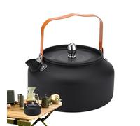Tea Kettle for Camping,Camping Kettles for Boiling Water | Water Pot Camping Kettle,1.6L Camping Kettle,Stainless Steel Hiking Kettle