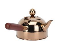 Tea Kettle for Stove Top Stainless Steel Teapot Small Water Boiling Kettle for Blooming and Loose Leaf Tea Rose Gold 500ml Teapots (Golden)