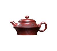 Tea Kettle Home Traditional Clay Carved Lettering Purple Sand Pot Office Teapot Ceramic Tea Infuser