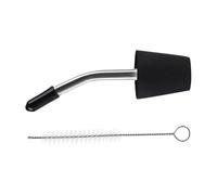 Tea Kettle Spout Adapter - Extended Kettle Spout, Coffee And Tea Pot Attachment With Cleaning Brush | 0.59-0.7in Diameter Tapered Nozzle Reusable For Hot Water, Milk, Chocolate, Restaurants