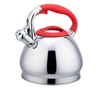Tea Kettle Stovetop 3.4L Whistling Tea Kettle Modern Stainless Steel Whistling Tea Pot for Stovetop with Cool Grip Ergonomic Handle Pour Over Kettle(Black)