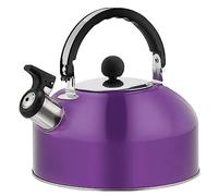 Tea Kettle Stovetop 3L Whistling Kettle Stainless Steel Stovetop Kettle with Handle Outdoor Portable Teapot for Ga-s Or Stove Kitchen Pour Over Kettle(Green)