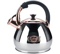 Tea Kettle Stovetop Whistling Kettle Teapot, 3Quart Tea Pot Stainless Steel Teakettle for Stove Top with Heat Proof Ergonomic Handle