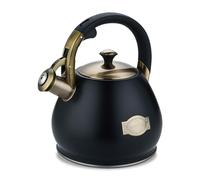 Tea Kettle Stovetop Whistling Kettle Teapot, 3Quart Tea Pot Stainless Steel Teakettle for Stove Top with Heat Proof Ergonomic Handle