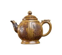 Tea Kettle Vintage Hand-Carved Four Kings Palace Lantern Teapot Home Kung Fu Tea Set Small Tea Pot