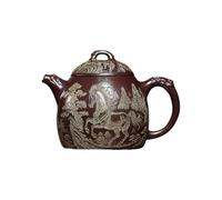 Tea Kettle Vintage Purple Clay Teapot Original Red Sand Leaping Horse Dragon Power Teapot Chinese Tea Infuser Tea Infuser Pot