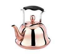 Tea Kettles Stovetop Whistling Kettle 1/2L Stainless Steel Gas Induction Cooker Water Pot Household Creative Teapot(1L,Pink)