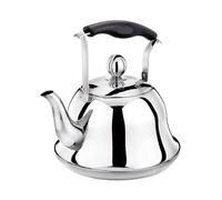 Tea Kettles Stovetop Whistling Kettle 1/2L Stainless Steel Gas Induction Cooker Water Pot Household Creative Teapot(1L,Silver)