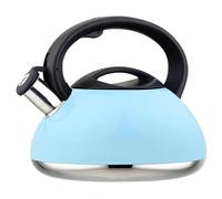 Tea Kettles, Tea Kettle, Whistlitea Kettle, Stainless Steel Teapot with omics Handle/Pink/2.5L,Blue-2.6 Quarts (Blue 2.6 Quarts)