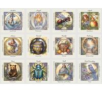 Tea Leaves and Dreams Fortune Telling Cards. 124 Oracle Cards Deck. Daily Affirmation Cards. Fortune Telling and Divination Cards.