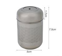 Tea Leaves Strainer with Extended Chain, for Various Container Sizes and Loose Leaf Tea (M)