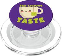 Tea-Licious Taste Kawaii Smiling Tea Drink PopSockets PopGrip for MagSafe