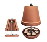 Tea Light Candle Heater Ceramic Heat Tea Light Stove Candle Heater Tea Light Oven for 4 to 6 Tealight Candles for Home Bedroom Office