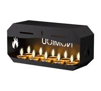 Tea Light Candle Heater for 10 Tea Light Holders, Metal High Security, Unique Design and Pleasant Warmth,Table Oven, Candle Oven, Tea Light Fireplace