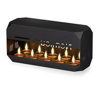 Tea Light Candle Heater for 10 Tea Light Holders, Metal High Security, Unique Design and Pleasant Warmth,Table Oven, Candle Oven, Tea Light Fireplace