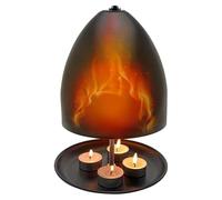 Tea Light Candle Heater - Metal Tea Light Oven - Metal Radiator Tealight Warmer - Lights Candle Heater Oven Candles Holder For Indoor Bedroom Study Living Room Garden Terrace Patio Decor (No Candles)