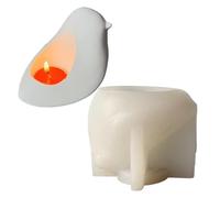 Tea Light Candle Holder - Candle Holder Shape | Incense Burner Holder | Bird Tea Candle Holder Silicone Casting Mould | Non-Stick Hand Tool Easy Release for Beginners Epoxy Resin Concrete