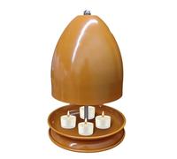 Tea Light Heater, Double-Walled Warmer, Tabletop Tea Light Heater, Metal Tea Light Warmer, Tea Light Oven, Indoor Candle Heater, Metal Tea Light Oven, Tea Light Warmer for Indoors, Tabletop Candle