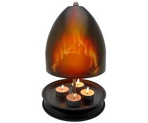 Tea Light Heater, Single/Double-Walled Tea Light Warmer, Tabletop Metal TeaLight Candle Heaters For Indoor, Double-Walled Metal Radiator TeaLight Heaters For Study,Living Room, Candle Stove And Oven