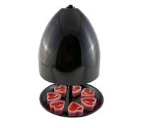 Tea Light Heater, Terracotta Pot Candle Warmer for Teapots & Mugs, Double Wall Metal Tealight Stove for Indoor Heating, Ideal for Office, Bedroom, Table Top Decor