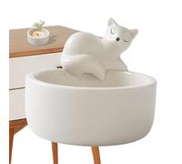 Tea Light Holder, Cute Candle Holder - Handmade Ceramic Candle Holder, Realistic Resin Sculpture, Animal Figure Decoration for the Living Environment