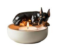 Tea Light Holder, Cute Dog Candle Holder Decoration for Table Home, Country House Style, Romantic Candle Holder, Table Decoration for Kitchen, Living Room, Christmas, Wedding
