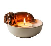 Tea Light Holder: Cute Tealight Holder for Dogs, Table Tealight Holder, Decorative Cup with a Lovely Design | Romantic Accent for the Farm Home Supporting Christmas Decoration