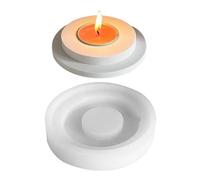 Tea Light Holder Mold- Silicone Mold, Multifunctional Easy Release Craft Mold| Valentine Heart candlePlaster moldHome Decor for Tea Light candleStand, Girlfriend Creative candleMaking Kit