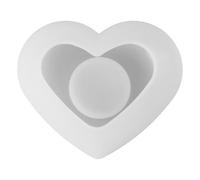 Tea Light Moon Silicone Mould - Moon Heart Shape Tea Lights Star Moon Heart Candlestick Shapes, Artistic Silicone Tea Light Moulds, Star Moon Candle Holder Mould, Candle Mould for Aesthetic Desks