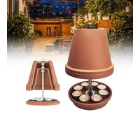 Tea Light Oven Ceramic Heat Tea Light Stove Candle Heater for 4 6 Tealight Candles Teapot Warmer for Tealight Candles Suitable
