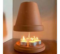 Tea Light Oven Double Walled for Heating Tea Light Stove Candle Table Heater or Up toTea Light Oven Double Walled for Heating Stove Candle Table HeaterTable Fireplace Ceramic able Fireplace