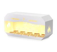 Tea Light Oven for 10 Tea Light Holders, Metal High Security, Unique Design and Pleasant Warmth, Tea Light Heating, Table Oven, Candle Oven, Tea Light Fireplace
