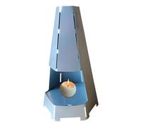Tea Light Oven,Windproof Radiator for Tealight Candle - Decorative Indoor Tea Light Heater for Fireplace Table Yard Garden Bedroom Camping Outdoor