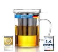 Tea Maker Tea Maker with Filter Insert and Lid Teapot & Cup. (Teamaker - Deluxe)
