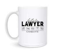 Tea Mug Future Lawyer Travel 330Ml Drinkware Porcelain Funny Mug for Restaurant Hot Chocolate Cappuccino