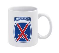 Tea Mugs 10Th Mountain Division Stylish Ceramic Coffee Mug Classic Ceramic Drinkware for Home Cafes Everyday