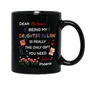 Tea Mugs Being My Dau-Ghter in Law is The Gift You Need Tea Cups,Novelty,Cool,Porcelain Mug for Colleague Tea Men 330Ml