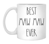 Tea Mugs Best Maw Maw Ever Mug Good Tea Cup Novelty Coffee Cup for Women Kids Anniversary 330Ml