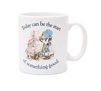 Tea Mugs Holly Hobbie 4Lyscd, for Family Members Humous Stoneware Coffee Mug Classic Cup for Festive Latte Office