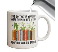 Tea Mugs,Librarian Mug | 11 Oz Novelty Ceramic Drinkware Decoration for Hot or Cold Beverages Dining Kitchen Home Women Men Reader Librarians Teachers Friends