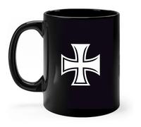 Tea Mugs Maltese, Knights Hospitaller Cross Funny Mug Modern Ceramic Drinkware for Festive Coworkers Cafes