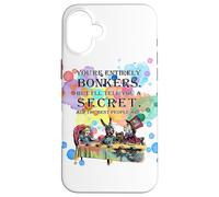Tea Party - Bonkers Quote - Alice in Wonderland Case for iPhone 16 Plus