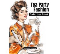 Tea Party Fashion Coloring Book