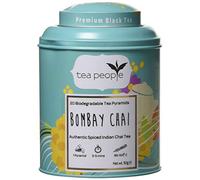 Tea People Bombay Chai, 20 Tea Pyramids in Tin Caddy