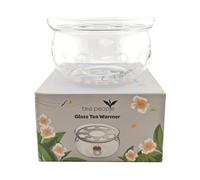 Tea People Glass Teapot Warmer Transparent