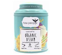 Tea People Organic Assam, Loose Leaf Black Tea In A Tin Caddy, 100g