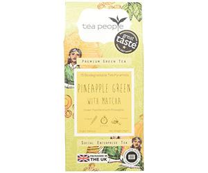Tea People Pineapple Green With Matcha, 15 Tea Pyramids Retail Pack
