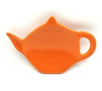 Tea People Teabag Dish - Ceramic Teabag Holder - Tea Spoon Rest - Tea Accessories - Colour Carrot