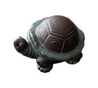 Tea Pet Turtle Statue with Detachable Tea Strainer, Ceramic Tabletop Decoration for Home Office Shelf Tea Room Creative Ornament